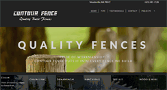 Desktop Screenshot of contourfence.com